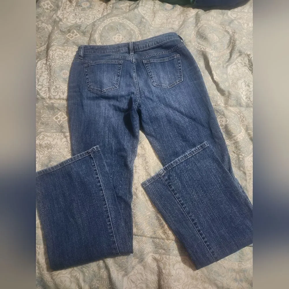 Jennifer Lopez 6 Dark Blue Full Length Pockets Zipper Women’s Jeans